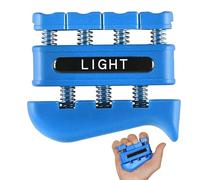 Hand Exercises | 3.54 Inch Improve Dexterity and Strength on Fingers | Grip Strength Trainer for Musicians | Adjust the Tension Per Finger Simulated String to Comfortably Design Calluses