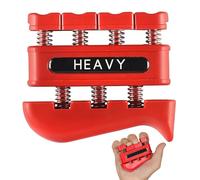 Hand Exercises | 3.54 Inch Improve Dexterity and Strength on Fingers | Grip Strength Trainer for Musicians | Adjust the Tension Per Finger Simulated String to Comfortably Design Calluses