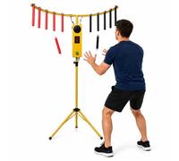 Hand-Eye Coordination Catch Stick Arcade Game With 10 Catching Rods, Adjustable Tripod Stand, Mp3 Music Player & Led Lights - Fast Reaction Training Game For Carnival,Parties, Bars