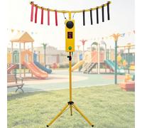 Hand-Eye Coordination Catch-the-Stick Arcade Game - Reflex Challenge Machine with 10 Catching Sticks, LED Lighting & Music; Reaction Training Game for Parties, Families, and Team Events Yellow