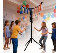 Hand Eye Coordination Training Catching Stick Game, Fast Reflex Sticks Arcade Toy with Adjustable-Height Tripod, Players Party Game for Adults Family Night Business Team Building Green