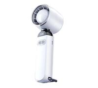 Hand Fan - Bladeless Cooling Fan - 100 Speeds Quiet Rechargeable Blower for Hot Weather Outdoor Camping Bedroom Desk Gym Dorm Makeup