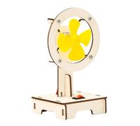 Hand Fan Model Assembly Set Wooden Materials