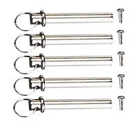 Hand Fan Repair Kit - Heavy Duty Copper Rivets, Reliable Shaft Nuts | Slim Folding Replacement with High Strength Nails to Repair Broken Fans, Restored