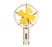 Hand Fans - Carved Fans | Wooden Desk Fan Kit - Handheld Fan, Wooden Craft, Science And Technology Project, Small Invention For Kindergarten And Primary School Students, Educational, Creative