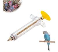 Hand Feeding Kit for Baby Birds with 20ml Syringe, Precision Scale Tubes & Spoons, Complete Feeder for Parrots, Cockatiels & Small Pets, for Nurturing, Weaning & Medicine