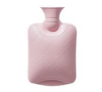 Hand Feet Warmer Large Capacity Luxury Hot Water Bag for Pain Relief Back Neck Period Cramps, Cosy Faux Fur Bed Warmers Hot Water Bottles for Adults(Pink)