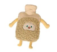 Hand Feet Warmer Plush Hot Water Bottle Warm Foot Water Filling Hot Water Bag Water Filling Thick Hand Warmer Hot Water Bottles for Adults(Grün)