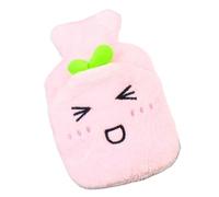 Hand Feet Warmer Removable and Washable Cloth Cover for Warm Water Bottle Water Filled Hot Water Bottle Hot Water Bottles for Adults(Pink)