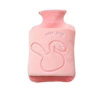 Hand Feet Warmer Winter Water Filled PVC Hot Water Bottle Thickened Waist Warmer Hand Warmer Hot Water Bottles for Adults(Pink,24x15.5cm)