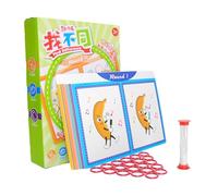 Hand Fidgets Sensory Focus Training And Intellectual Games For Children Find Different Cards To Let's Find Faults Kindergarten Teaching Kids Magnets Building (B, One Size)