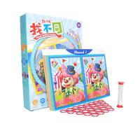 Hand Fidgets Sensory Focus Training And Intellectual Games For Children Find Different Cards To Let's Find Faults Kindergarten Teaching Kids Magnets Building (C, One Size)
