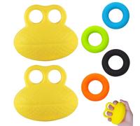 Hand Finger Grip Strengthener Kit, 6 Pcs Finger Ball Exerciser Grip, Hand Exercise Ball, Fin ger Gr ip Balls Strengthener for Hands Strengthening Exercise, Stress Relief