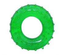 Hand Finger Wrist Grip Forearm Strength Exerciser Trainer Ring 35kg (Green)