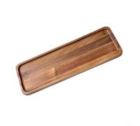 Hand Finished Wooden Serving Tray for Charcuterie Board Cheese Platter Fruit Dish Appetizer Dinner Plate Dining Table Use (M rectangle)