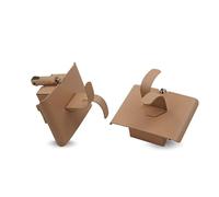 Hand Fire Illusion (Pair) - Empty-Hand Flame Magic Trick, Stage Performance Prop, Metal Construction, 3.8x5cm