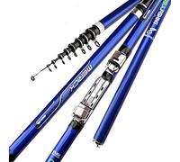 Hand Fishing Rod Carbon Fiber 3.6M 4.5M 5.4M 6.30M for Fishing Rod M Power Telescopic Rock Carp Feeder Surf(4.5 m)