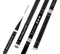 Hand Fishing Whip,Fishing Rod Super Light Hard Carbon Fiber Telescopic Fishing Rod Freshwater Hand Pole 3.6 4.5 7 8 9M Stream(8M)