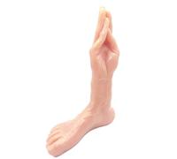 Hand Fist Dildo Realistic Fetish Foot Huge Double Sided Anal Butt Plug Anal Trainer Play G Spotting Vaginal Stimulator Adult Sex Toys for Gay Lesbian Couples Flesh