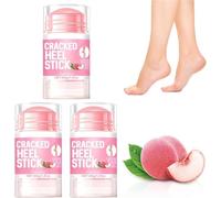 Hand & Foot Cream Stick - Cracked Heel Repair with Coconut Oil, Anti-Cracking Foot Moisturiser, Deeply Hydrating Foot & Hand Balm for Dry Skin, Men & Women(3PCS)