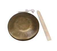 Hand-Forged Bronze BottomRim Gong - Bass/Midrange/Treble, Traditional Chinese Percussion Instrument for Music & Dance(Treble)