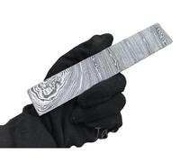 Hand Forged Damascus Steel Bar | Twist Pattern | Perfect for Knife & Tool Making | Durable & Annealed for Easy Crafting | Premium Billet for Custom Projects (DB10-T)