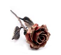 Hand Forged Iron Rose - Romantic Metal Gift of Everlasting Love