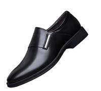 Hand Free Casual Loafer Men’s Flat Slip On Breathable Travel Shoes for Men Comfortable Stylish Summer Loafers Lightweight Walking Shoes Boat Shoe Business Dress Shoes(Negro,8 UK)
