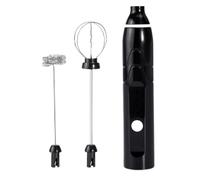 Hand Frother Mixer | Powerful Rechargeable Low-Noise,Stainless Steel Milk Frother Coffee Mixer Wand - for Home Kitchen Restaurant Bar Apartment Drink Egg Protein Powder Hot Chocolate Latte