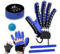 Hand Function Rehabilitation Robot Gloves for Hemiplegia Recovery Stroke Recovery Equipment Rechargeable Finger Rehab Trainer for Improve Muscle Strength and Increase the Range of Motion of The Joint