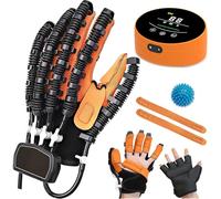 Hand Function Rehabilitation Robot Gloves for Hemiplegia Recovery, Stroke Rehabilitation Equipment, Robot Rehab Gloves Extension for Stroke Hemiplegia Patients A Left M