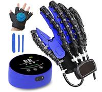 Hand Function Rehabilitation Robots Gloves for Stroke Hemiplegia Patients, Finger and Hand Recovery Trainer Equipment, Rehab Robotic Glove Finger Exerciser for Stiff Finger Joints and Pain B Right S