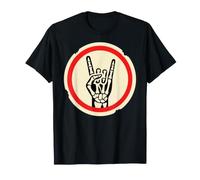 Hand Funny Punk Music Lover Skull Humor Kids T-Shirt