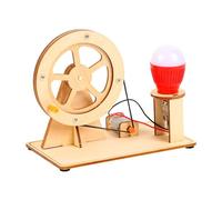 Hand Generator Education Science Kits Handheld Crank Scientific Experiments for Kids Science Projects Handheld Crank Power Kits Electricity Model Education Toy