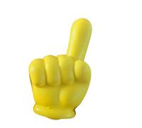 Hand Gesture Antenna Topper - Yellow Automotive Exterior Decoration, Car Antenna Decoration | Funny Yellow Ball with Expressive Design, Gesture Antenna Topper, Automatic Decoration