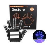 Hand Gesture Light For Car Funny Gesture Finger For With Remote LED Back Window Sign Gadgets Car Hand Middle Finger Led