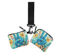 Hand Gesture Two Fingers Up My Life Women's Coin Wallet Card Holder Slim Portable Zipper Wallet Coin Bag with Zipper Pocket for Ladies 2 Pcs, hand gesture two fingers up MY LIFE, One Size, Casual