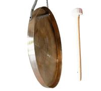 Hand Gong Cymbal Copper Hand Gong 22CM High Pitched Gongs Meditation for Beginners Professional Relaxing Adults Percussion Instruments