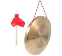 Hand Gong Cymbals Portable， Hand Gong Cymbal 22/32cm Brass Copper Opera Percussion Instrument With Round Play Hammer