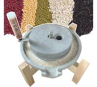 Hand Grain Mill Grinder - Manual Food Pulverizer for Flour, Spice, Barley, Soybean, Rice - Classic Dry/Wet Mills