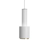 Hand Grenade A110 Pendant White & Brass
