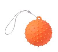 Hand Grip Ball Spiky Massage Trigger Point Trainer Finger Carpal Exerciser with Rope for Workout Fitness Training Exercise Balls Expander Tool Grip Massager Therapy Squeeze Exercise Stress Balls for