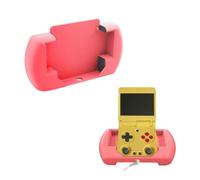 Hand Grip Cover Case for Anbernic RG34XXSP, 3D Printed Ergonomic Protective Shell Cover Comfort Grip Handle for Anbernic RG34XXSP Game Console Accessories (Pink)