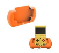 Hand Grip Cover Case for Anbernic RG34XXSP, 3D Printed Ergonomic Protective Shell Cover Comfort Grip Handle for Anbernic RG34XXSP Game Console Accessories (Orange)