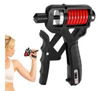 Hand Grip Exerciser - Counting Strength Strengthener, Non-Slip Anti-Slip Grip, 400g Solid Mass + 5.51x6.69in Dimensions, Heavy Duty Steel Spring - for Muscle Building Travel Home Office Work.