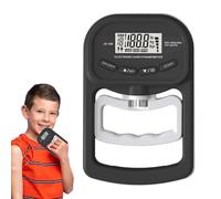 Hand Grip Firm Tester, Compact Digital Grip Trainer with Memory Function, Portable Battery-Operated Hand Strength Display, Ergonomic Design for Fitness, , School and Home Training