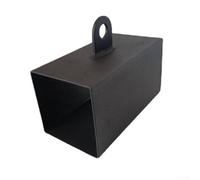 Hand Grip Pinch Block, 4x8cm/6x8cm/8x8cm Iron Finger Strength Trainer for Hang Weights, Crush Grip Strengthening for Rock Climbing, Weightlifting, Gymnastics(8 * 8cm)
