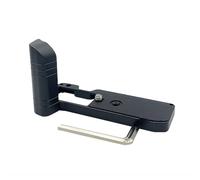 Hand Grip Quick Release Bracket for FUJIFILM X-M5 Camera, Non-Obstructive Aluminum Alloy L Plate Compatible with Battery Door Access (Black)