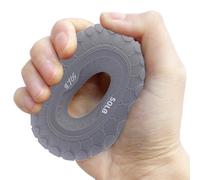Hand Grip Ring - 3.03 x 0.79 Inch Handle Strengthening Forearms Finger Exercise Rings Forearm Exercises Grip Trainer for Climbing Athletes Training Home with Accessories