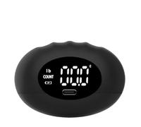 Hand Grip Strength Tester with Smart Digital Display and Ergonomic Design Rechargeable Electronic Hand Gripper for Force Measurement Strength Training Home Gym Fitness Sports Workout (Black)